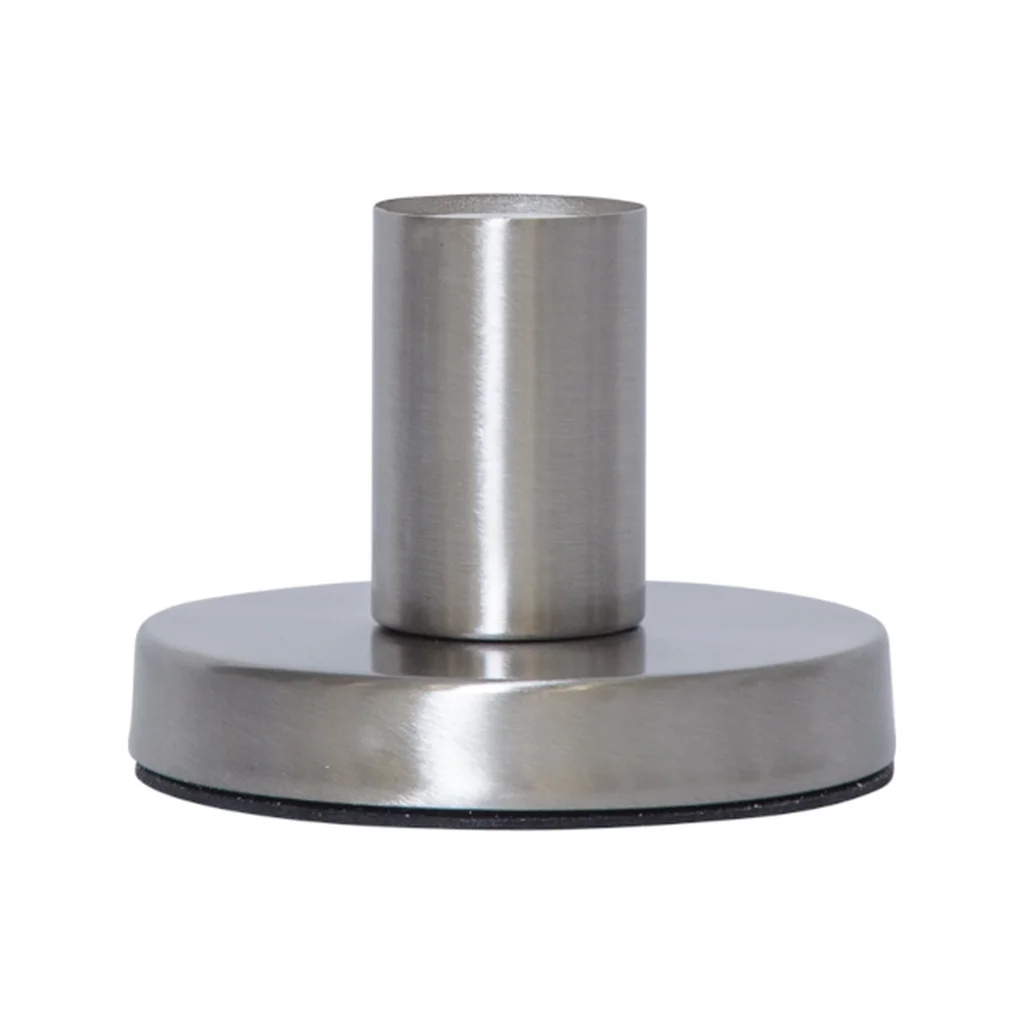 Star Trading lampfot borstad metall Glans 8,5cm E27