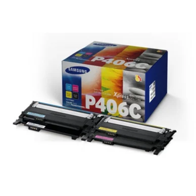 Samsung Tonerkassetter B/C/M/Y, Rainbow kit CLT-P406C Modsvarer: N/A