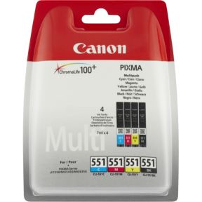 CANON 551 Inktpatroon Multipack BK + CMY