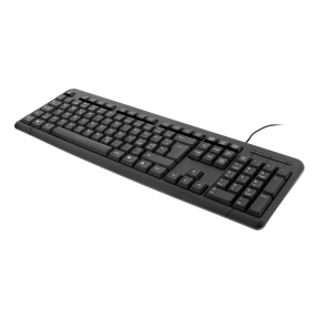 Deltaco tastatur, nordisk layout, USB, svart