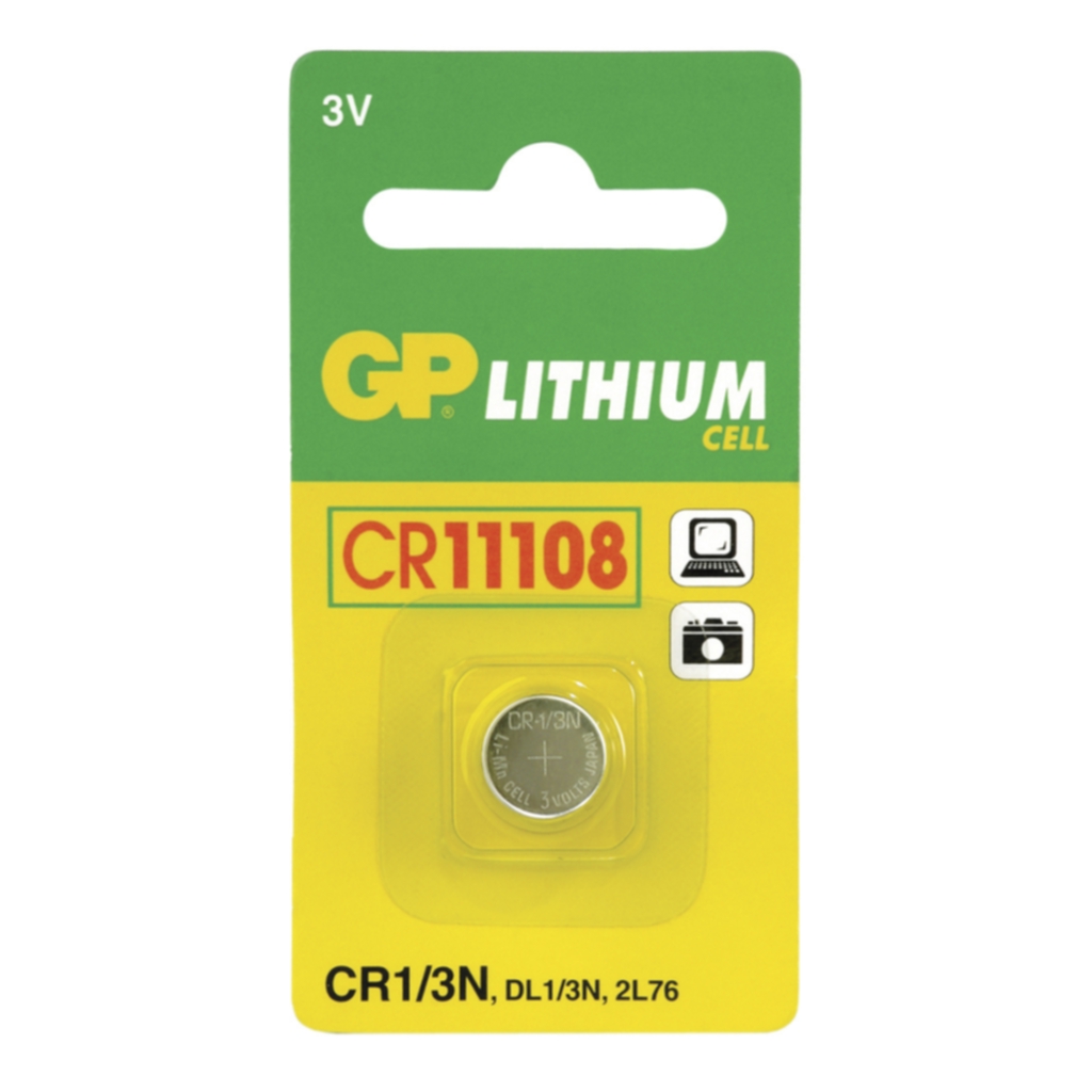 GP BATTERIES GP CR 1/3N-C1 - 3V/160mAh Batterier og ladere,Litiumbatterier,Knappeceller