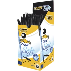 BIC Cristal Soft Medium Svart (50)