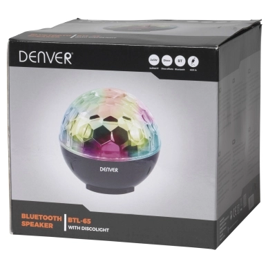 Denver alt Denver Bluetooth-højttaler med diskolys
