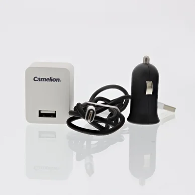 Camelion Camelion USB-oplader til Lightning Apple og Micro-USB 4260216456411 Modsvarer: N/A
