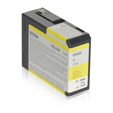 Epson Epson T5804 Blækpatron Gul T5804 Modsvarer: N/A billede
