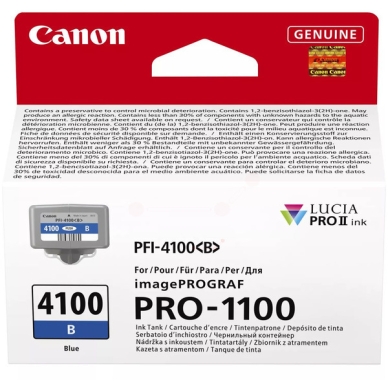 Canon Canon PFI-4100 Blækpatron Blå PFI-4100B