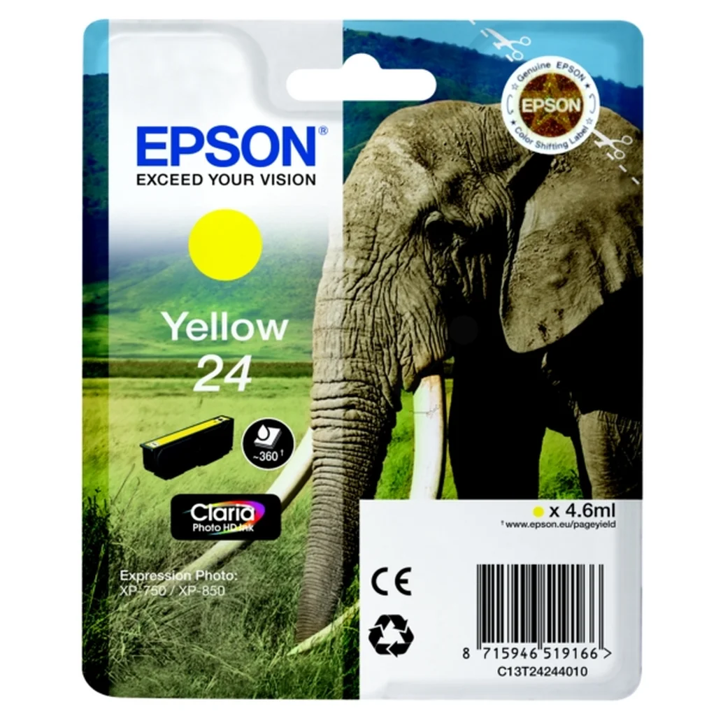 Epson 24 Bläckpatron Gul