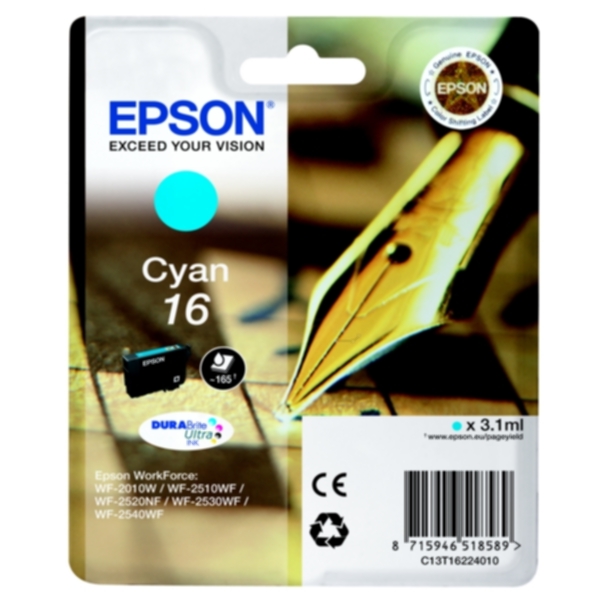 Epson Epson 16 Blekkpatron cyan