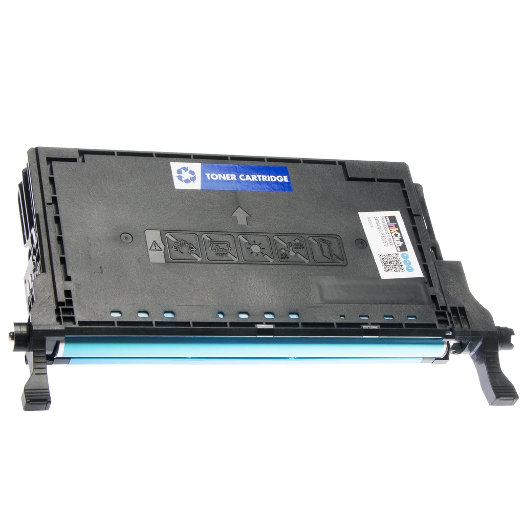 Tonerkassett, ersätter Samsung CLT-C5082L, cyan, 4.000 sidor