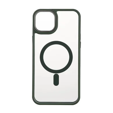 Onsala Mobilcover Bumper MagSeries grøn/klar – iPhone 15 Plus 588638 Modsvarer: N/A billede