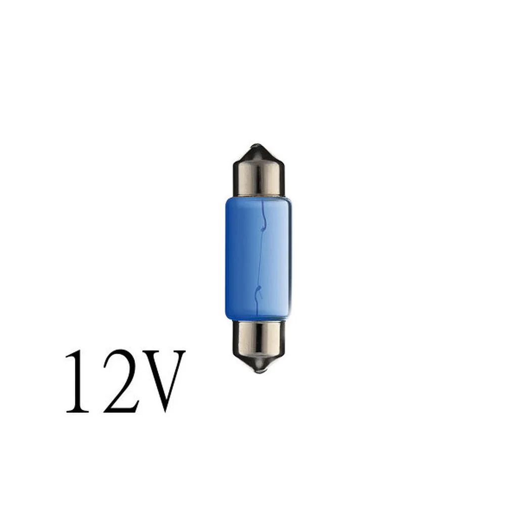 Bosma spollampa blå 11x36 S8,5 5W 12V