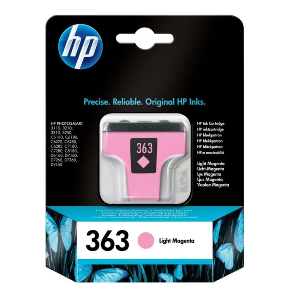 HP 363 Bläckpatron ljus magenta, 240 sidor