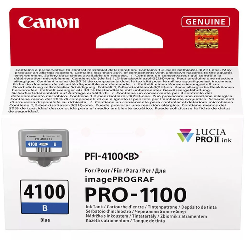 Canon PFI-4100 Bläckpatron Blå