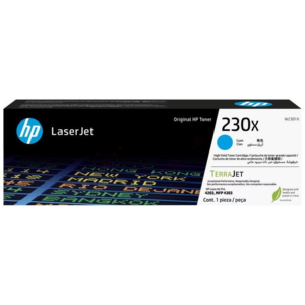 HP HP 230X Tonerkassett Cyan W2301X Tilsvarer: N/A