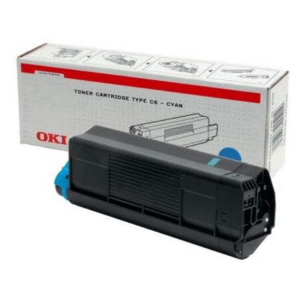 OKI Tonerkassett cyan 5000 sider 42127407 Tilsvarer: N/A