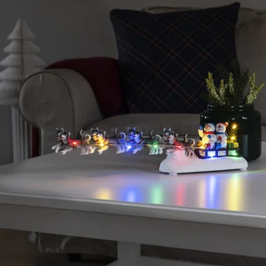 Konstsmide Konstsmide Snemænd med hunde LED 2xAAA 4242-000 Modsvarer: N/A