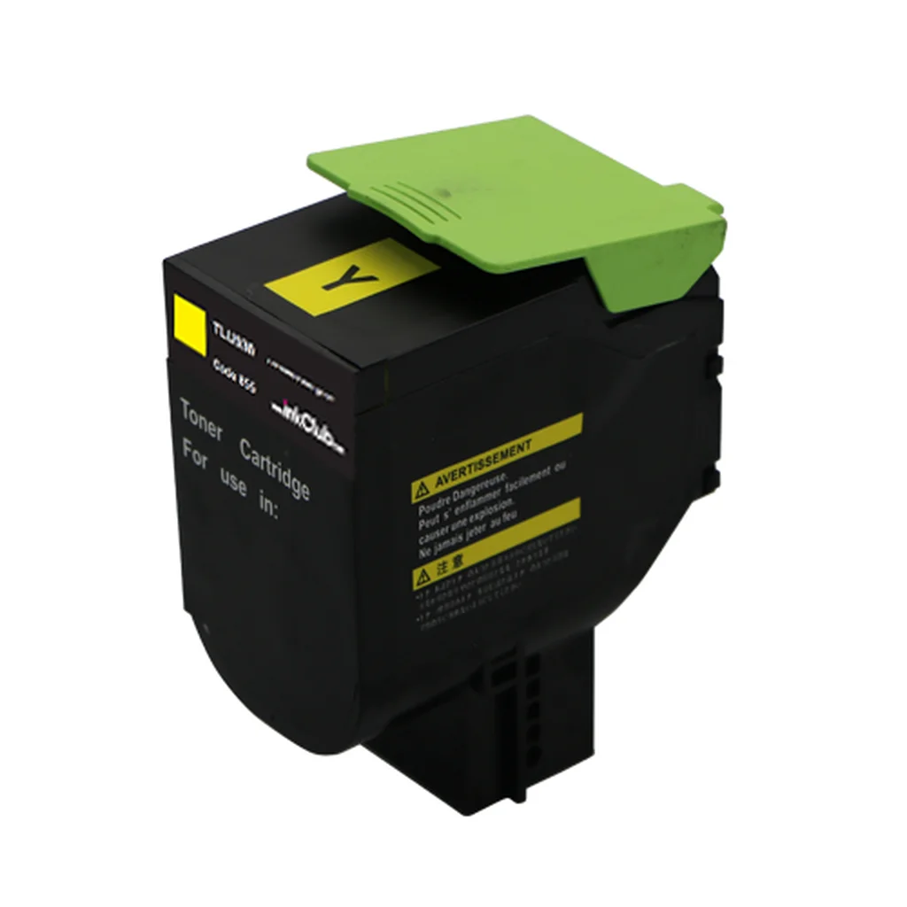Tonerkassett, ersätter Lexmark 702HY, gul, 3.000 sidor