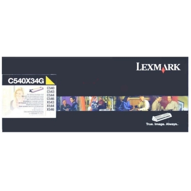 Lexmark Developer gul C540X34G