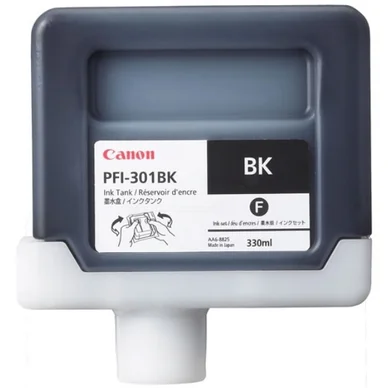 Canon Canon PFI-301 BK Blækpatron sort 1486B001 Modsvarer: N/A billede