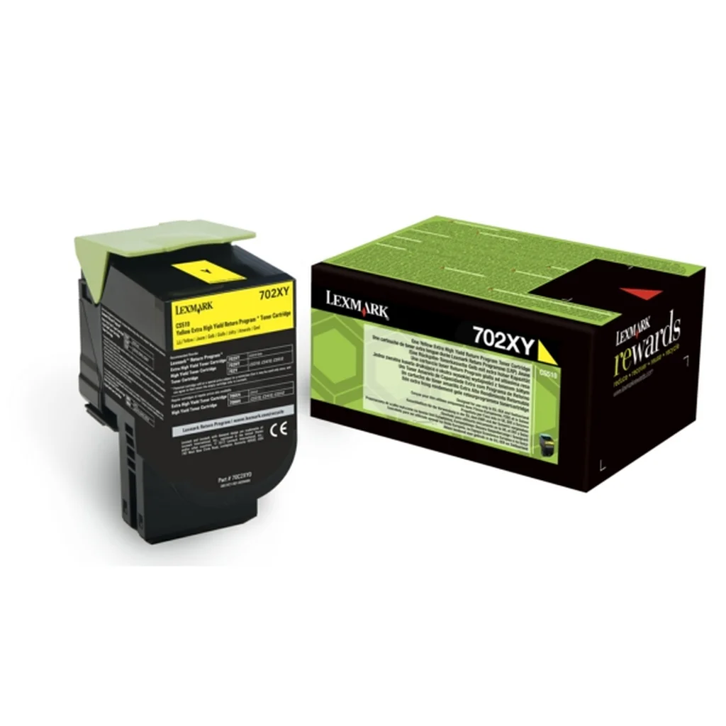 Lexmark 702XY Tonerkassett Gul