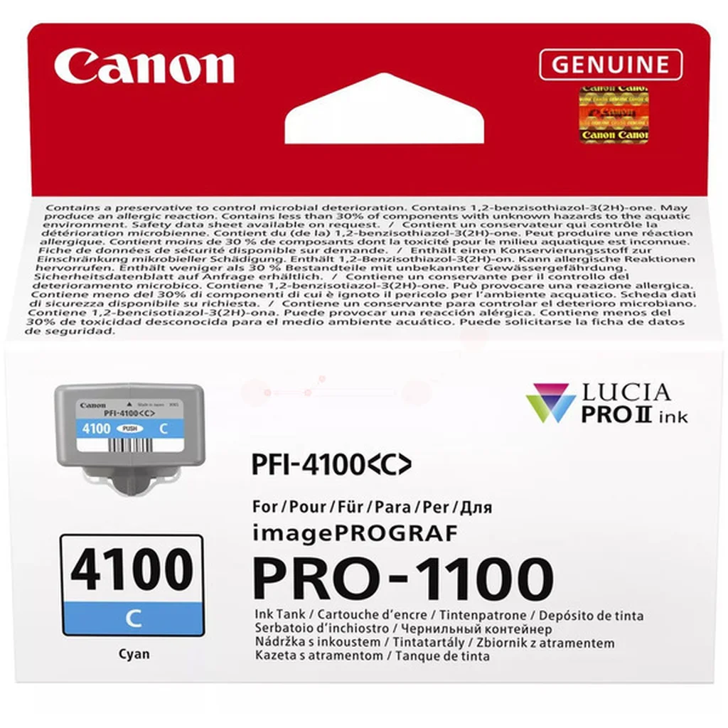 Canon PFI-4100 Bläckpatron Cyan