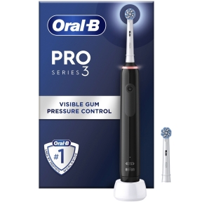 Oral-B Pro 3 Series 3 Sähköhammasharja Black + Extra Refill