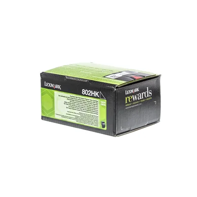 LEXMARK 802HK Tonerkassette sort