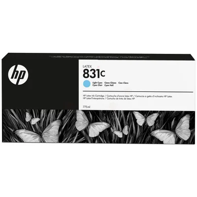 HP HP 831C Blækpatron lys cyan, 775 ml CZ698A Modsvarer: N/A