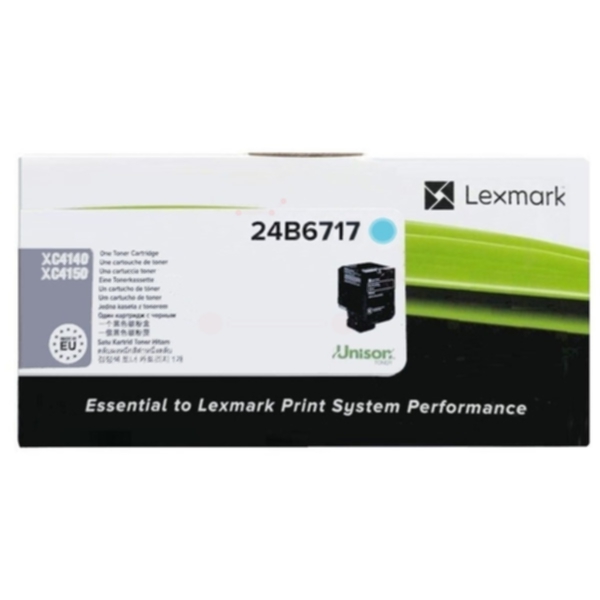 Lexmark Lexmark 24B6717 Tonerkassett Cyan 24B6717