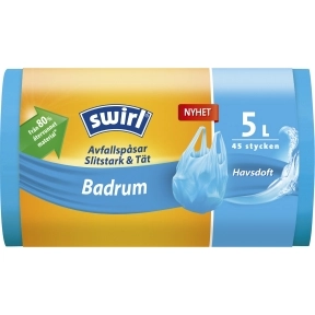 Swirl Avfallspåse Badrum 5L, 45-pack