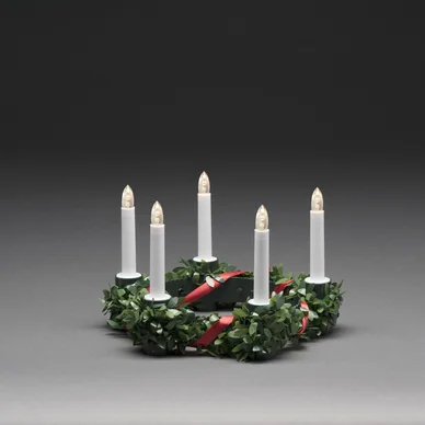 Konstsmide Konstsmide Luciakrone grøn dekoration LED 5xAA 1181-000 Modsvarer: N/A