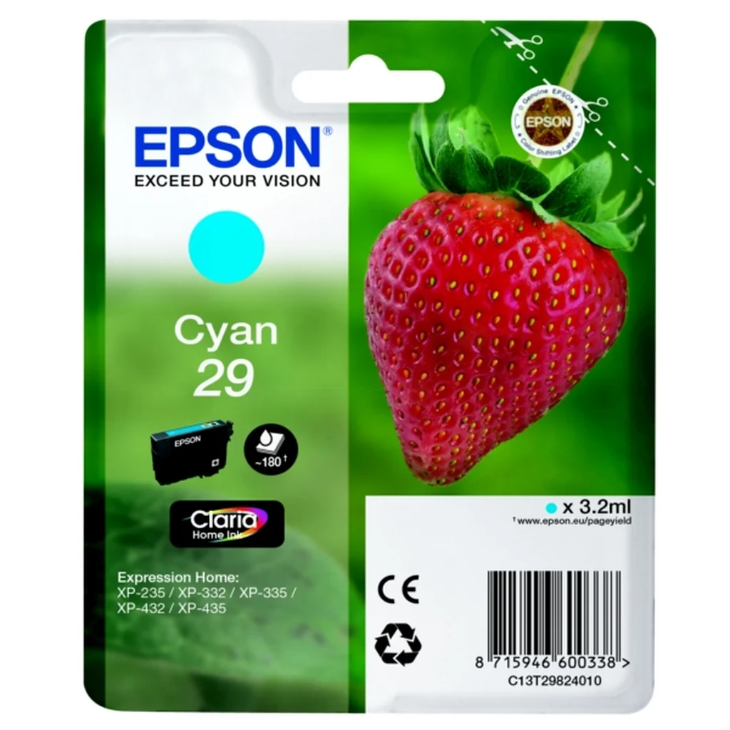 Epson 29 Bläckpatron Cyan