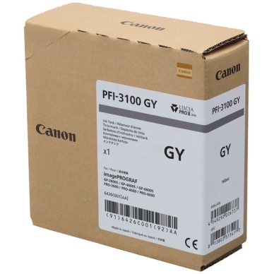 Canon Canon PFI-3100 Blækpatron Grå PFI-3100GY Modsvarer: N/A