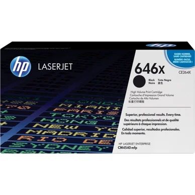 HP HP 646X Tonerkassette sort CE264X Modsvarer: N/A billede