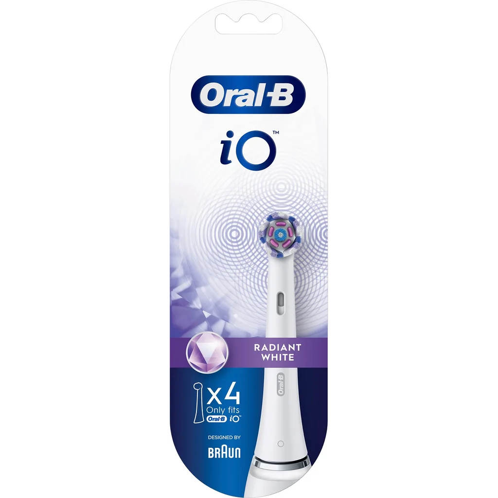 Oral-B Oral-B Refiller iO Radiant 4-pk, hvid 4210201420330 Tilsvarer: N/A