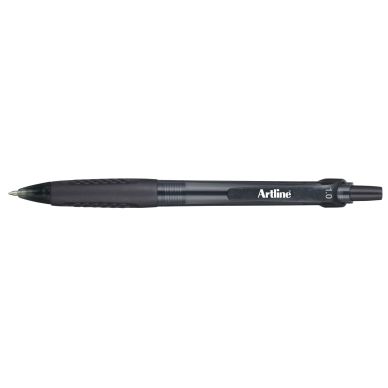 Kulspetspenna Artline EK-8410 med gummigrapp Svart