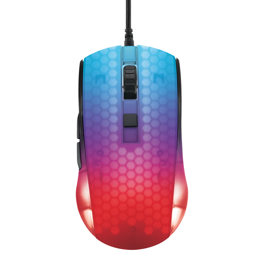 DELTACO Deltaco DM310 Ultralett Datamus Gaming Semi-transparent RGB