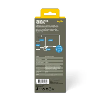 Aqiila Powerbird B20+B Powerbank 20000mAh 65W Black