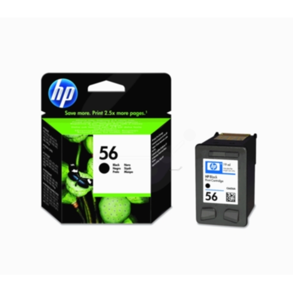 HP HP 56 Blekkpatron svart C6656A Tilsvarer: N/A