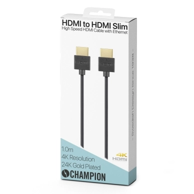 Champion alt Champion HDMI-kabel Ha-Ha Slim 1 m