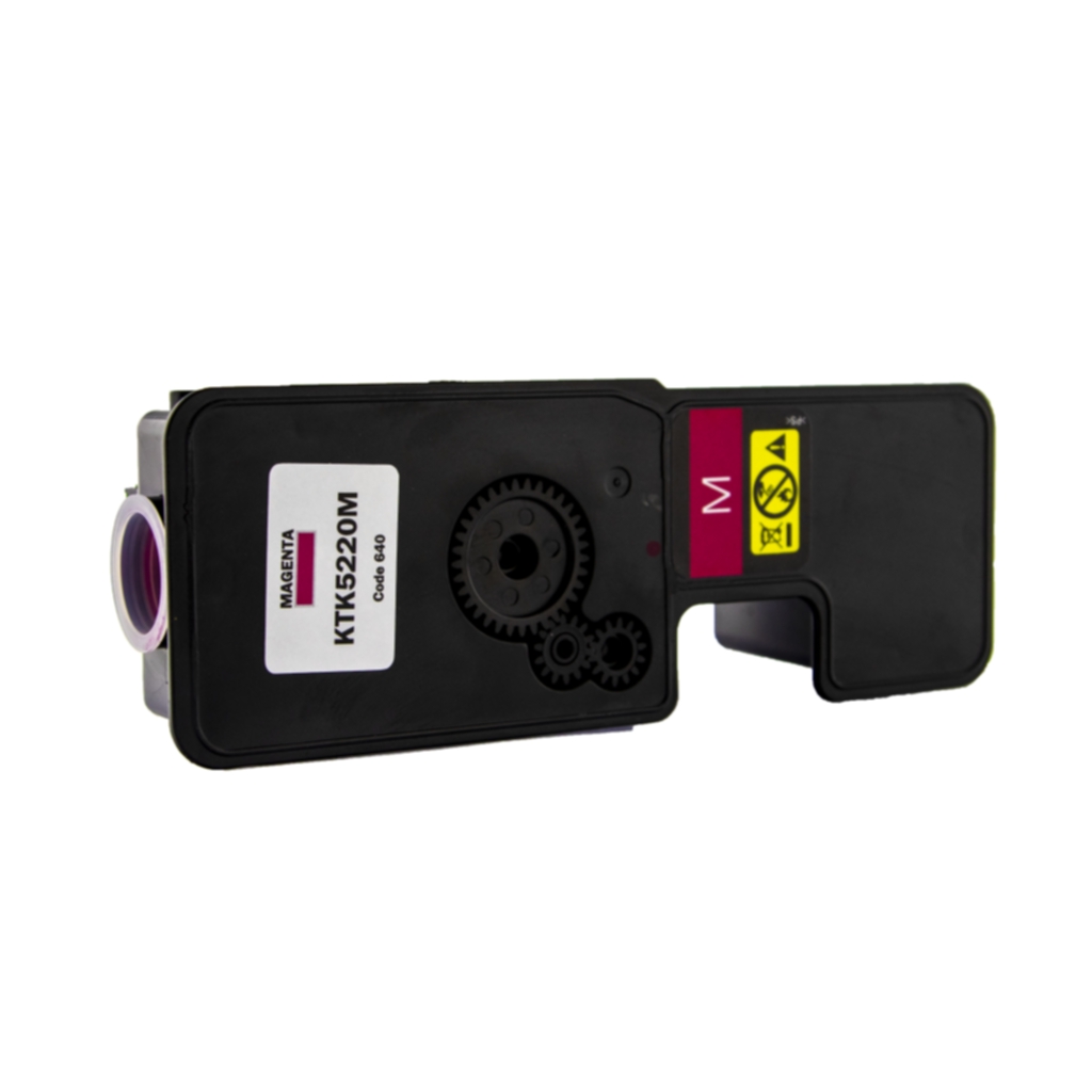 WL Tonerkassett, erstatter Kyocera TK-5220 M, magenta, 1.200 sider KTK5220M Tilsvarer: TK-5220M