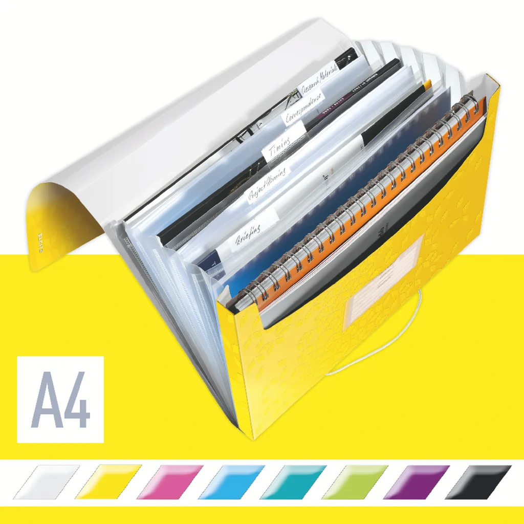 Projektmapp Leitz WOW PP gul