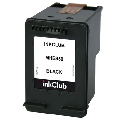 inkClub Blækpatron, erstatter HP 304XL sort MHB950-V2 Modsvarer: N9K08AE