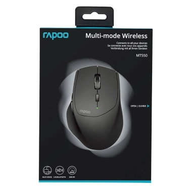 Rapoo alt RAPOO Mus MT550 Multi-Mode Trådløs Optisk Svart