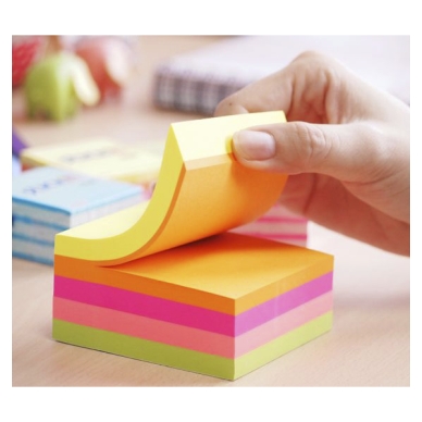 Notes Stick n Notes 76x76mm flerfarget Notes Stick n Notes 76x76mm flerfarget