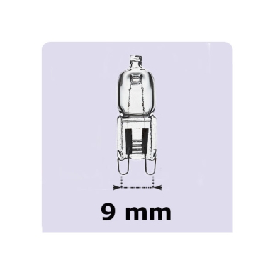 Bellight halogenlampa 470lm G9 33W