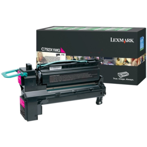 Lexmark Tonerkassett magenta 20.000 sider, høy kapasitet return C792X1MG Tilsvarer: N/A