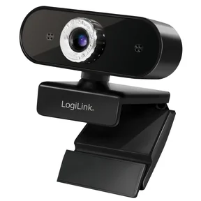 LogiLink Webbkamera HD 1080p m. mikrofon