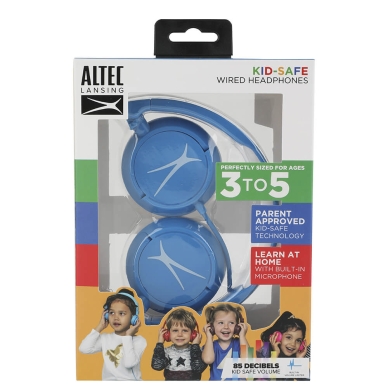 Produktfoto för Altec Lansing On-Ear hörlurar Barn Blå
