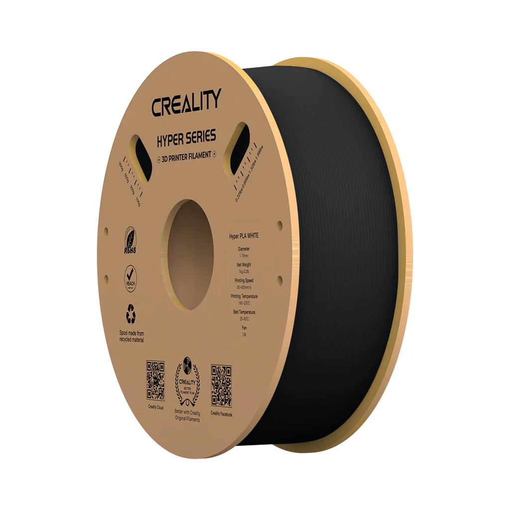 Creality Hyper PLA - 1.75mm - 1kg Svart